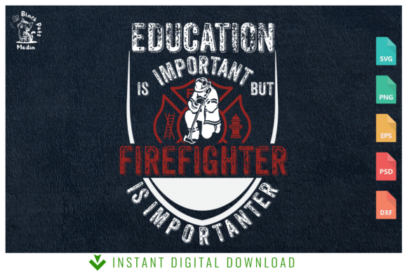 Funny Firefighter Shirt Design: A Graphic Asset for Creative Crafters
