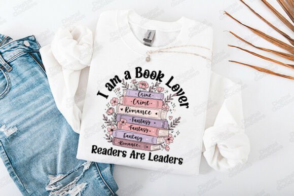 I Am a Book Lover Readers Are Leaders Graphics