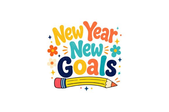 New Year New Goals SVG Graphics