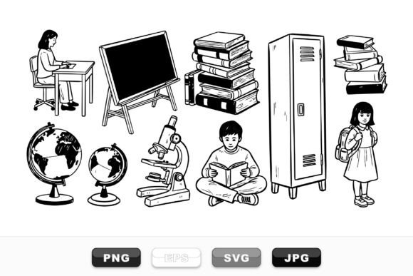 Reviewing the School Education Clipart Set for Real Embroidery Projects
