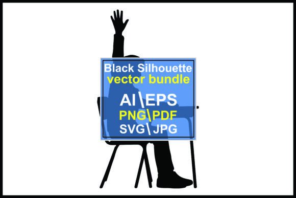 Silhouette of a Student Classroom Child Graphics