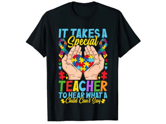 Special Education Teacher Autism T-Shirt Graphics