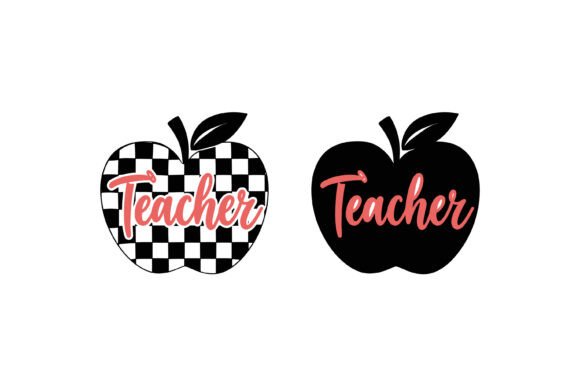 Teacher Apple Design Bundle – A Versatile Graphics Asset for Creative Crafts and Branding