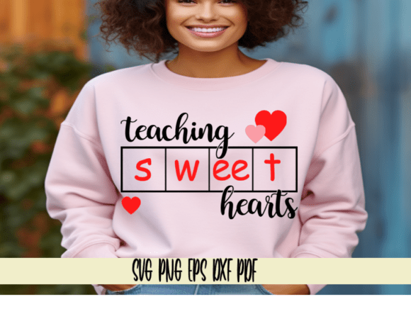 Teaching Sweethearts Valentine’s Day Graphics for Crafts and Local Business Branding